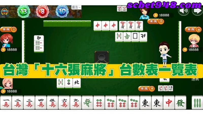 台灣麻將台數