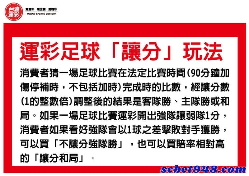台灣運彩足球讓分