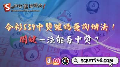 今彩539中獎號碼查詢辦法!關鍵一注能否中獎?