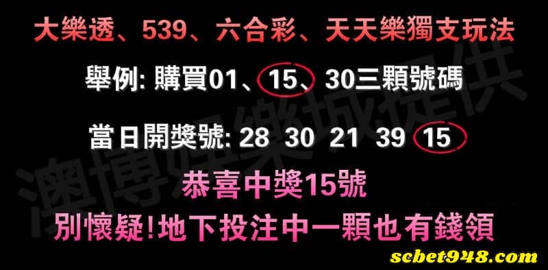 地下樂透玩法